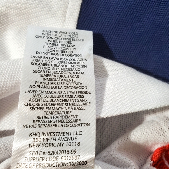 🇺🇲Nautica toddler boy's white, navy, red twill shorts and polo set Size 2T - Picture 8 of 11